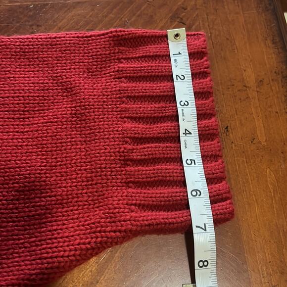 a.n.a. Size Small Dark Red Short Sleeve Sweater V-Neck Pullover - Picture 11 of 11